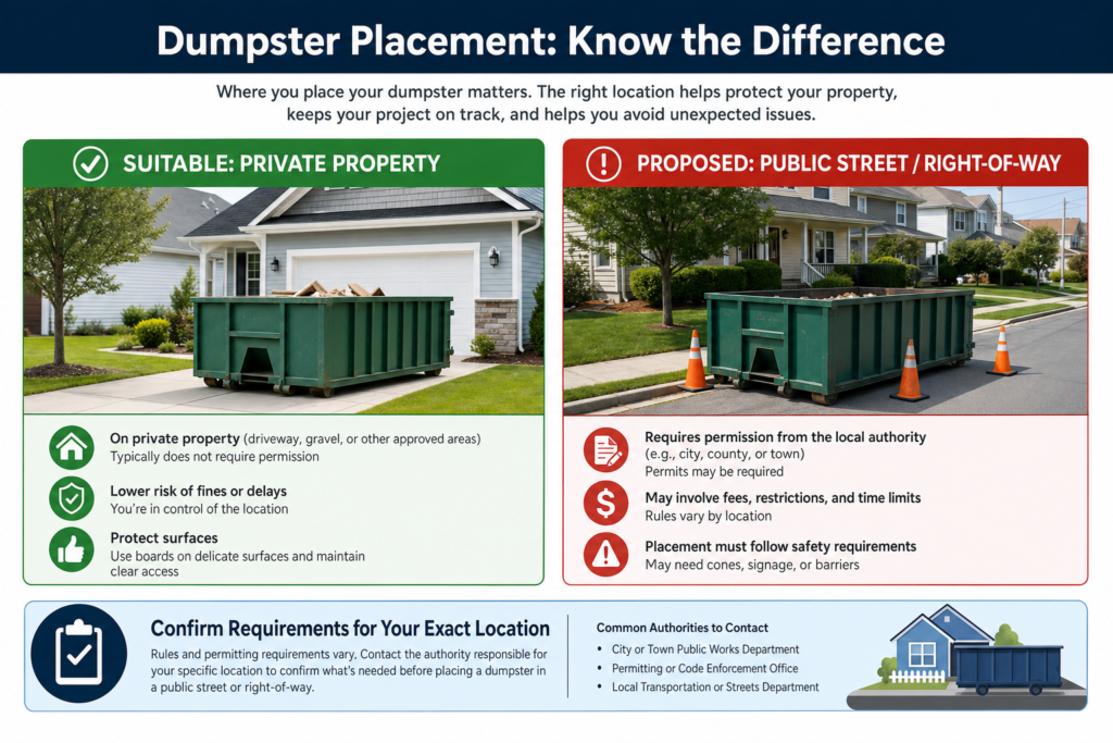 Dumpsterserviceco Do I Need A Permit For A Dumpster Permit