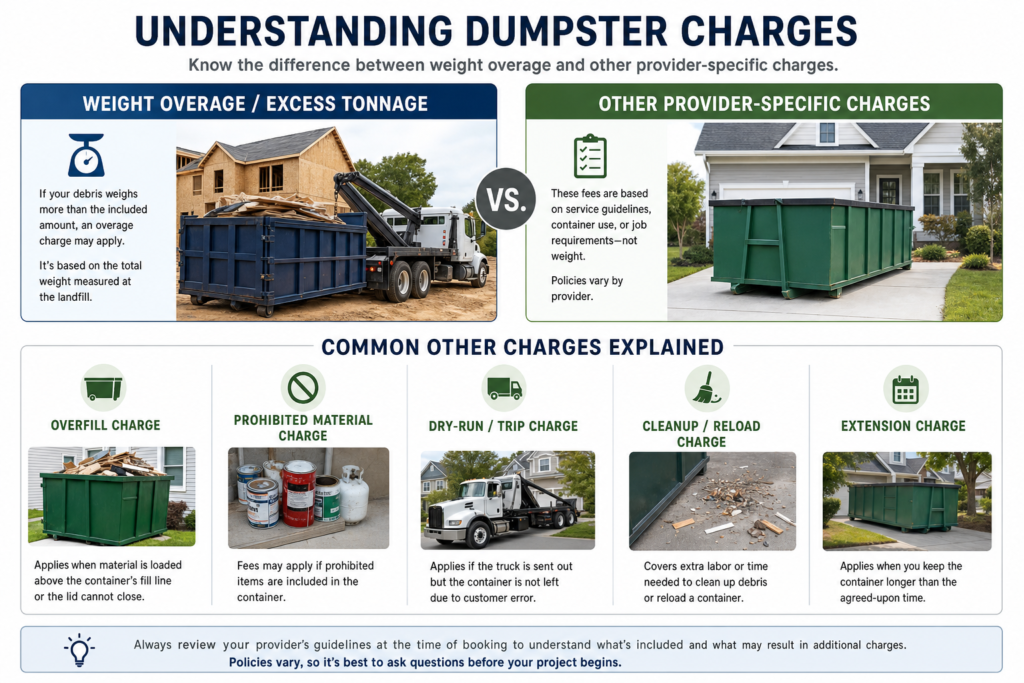 Dumpsterserviceco Dumpster Overage Fees Explained Overage