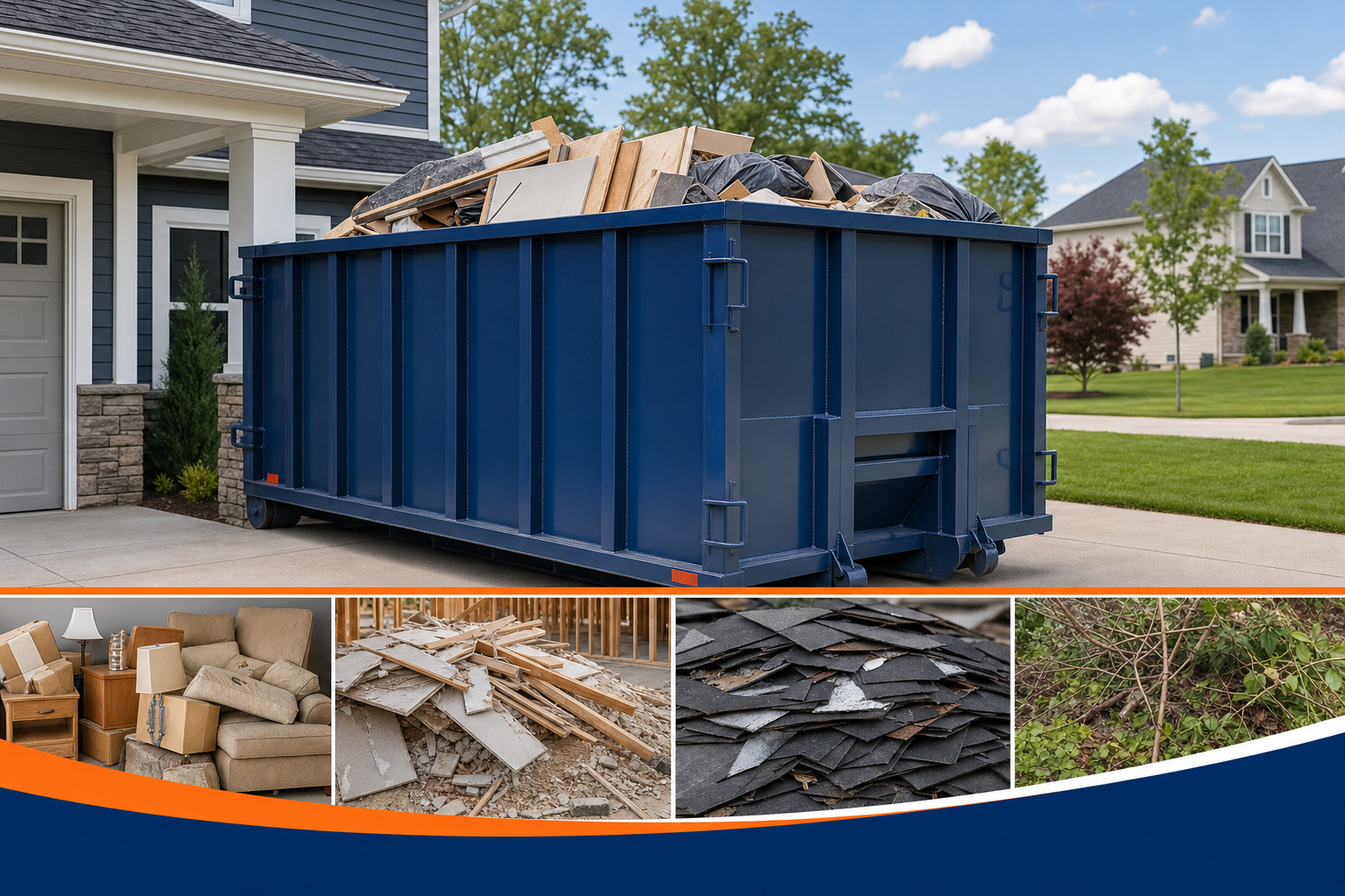 Dumpster Rental referral service support in Brunswick OH