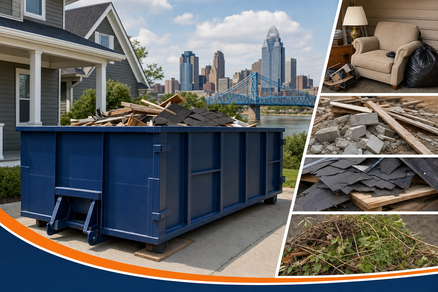 Dumpster Rental referral service support in Cincinnati OH
