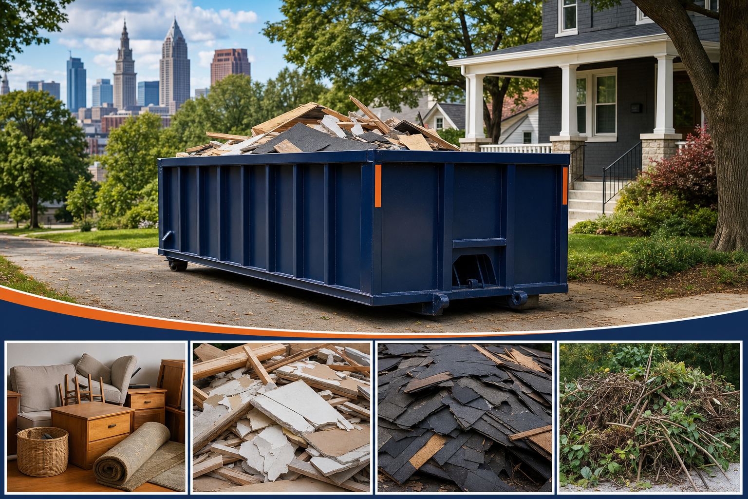 Dumpster Rental referral service support in Cleveland Heights OH