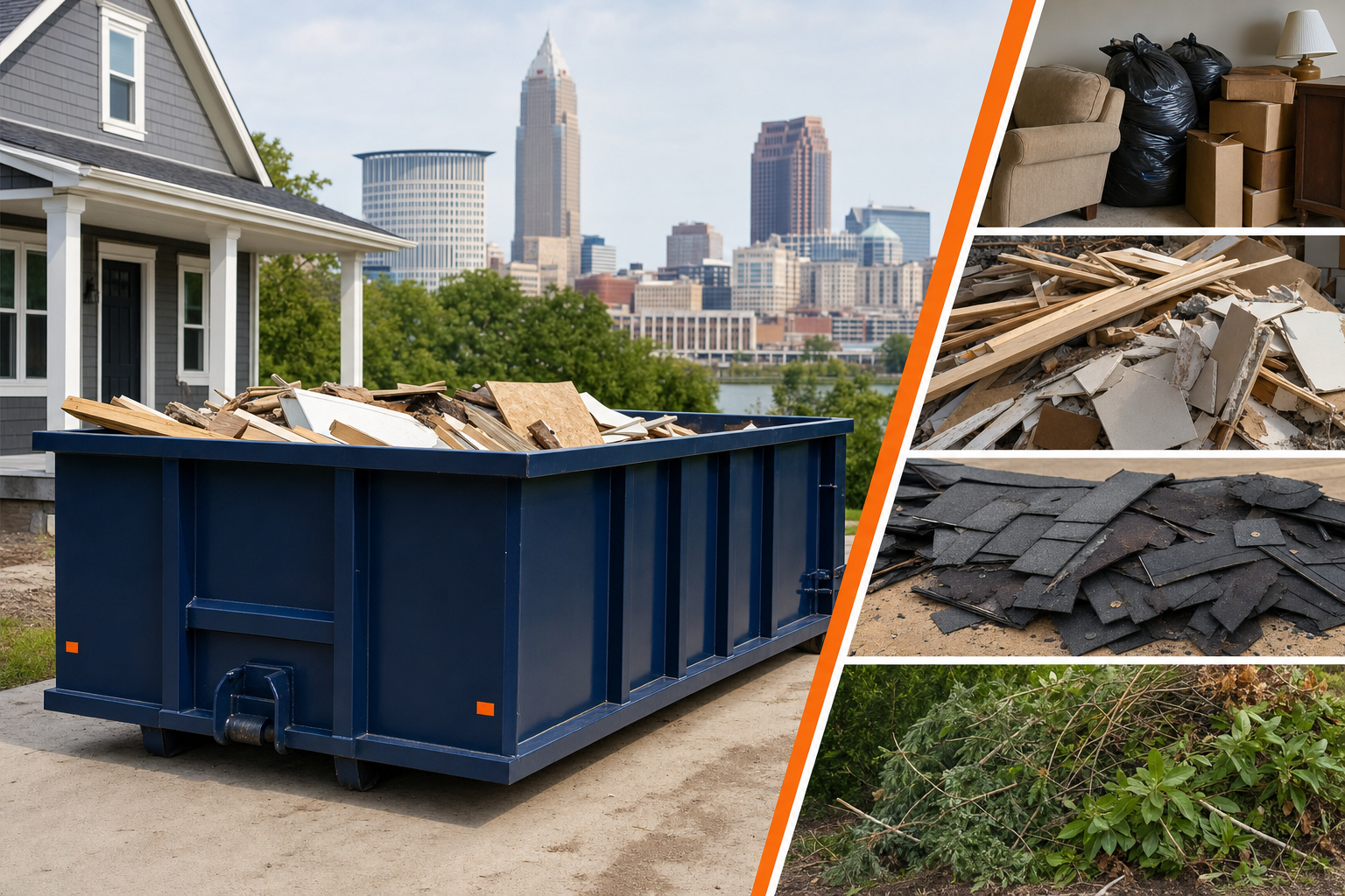 Dumpster Rental referral service support in Cleveland OH