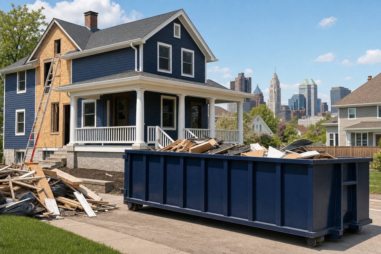 Local dumpster rental information and service options in Columbus OH