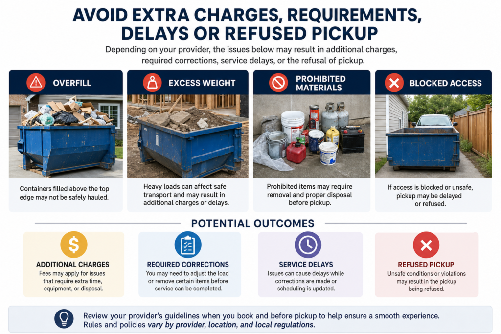 Dumpsterserviceco Dumpster Rental Cost Guide Pickup