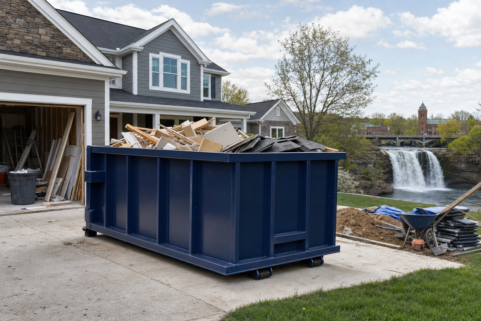 Local dumpster rental information and service options in Cuyahoga Falls OH