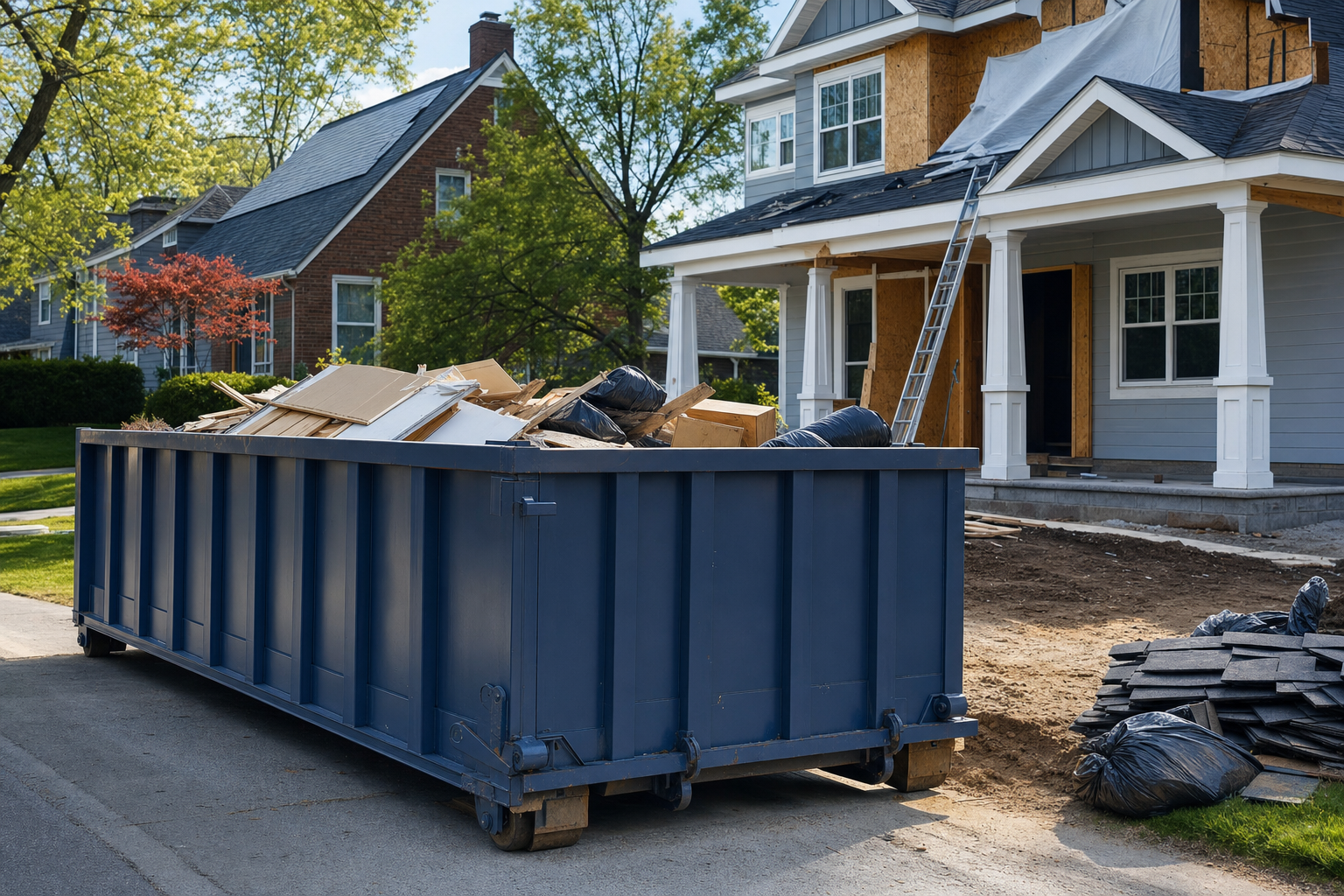 Local dumpster rental information and service options in Dayton OH