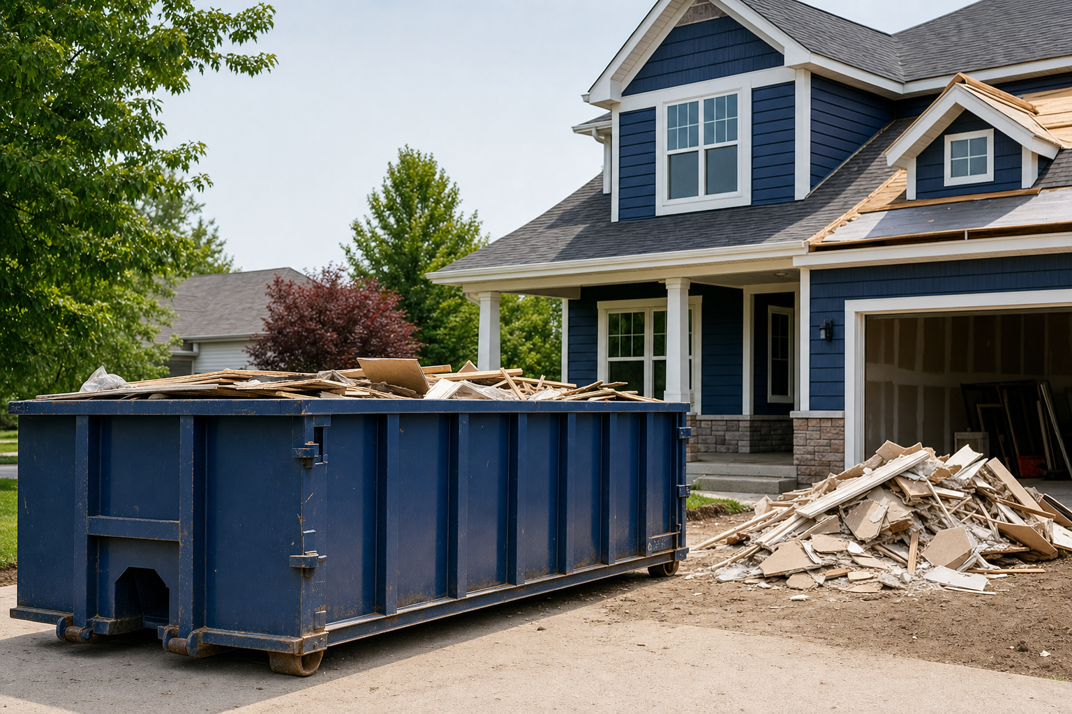 Local dumpster rental information and service options in Delaware OH