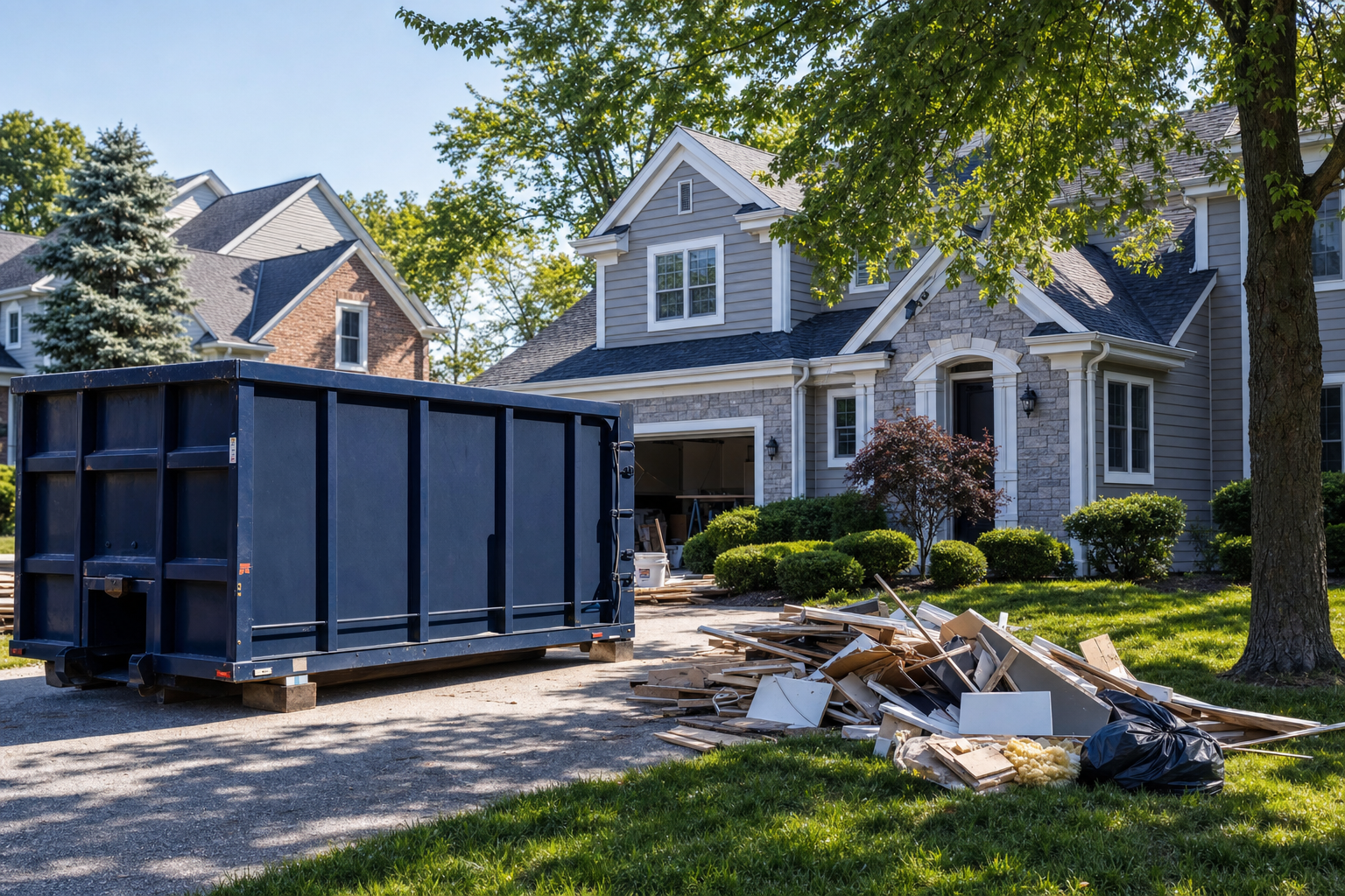 Local dumpster rental information and service options in Dublin OH