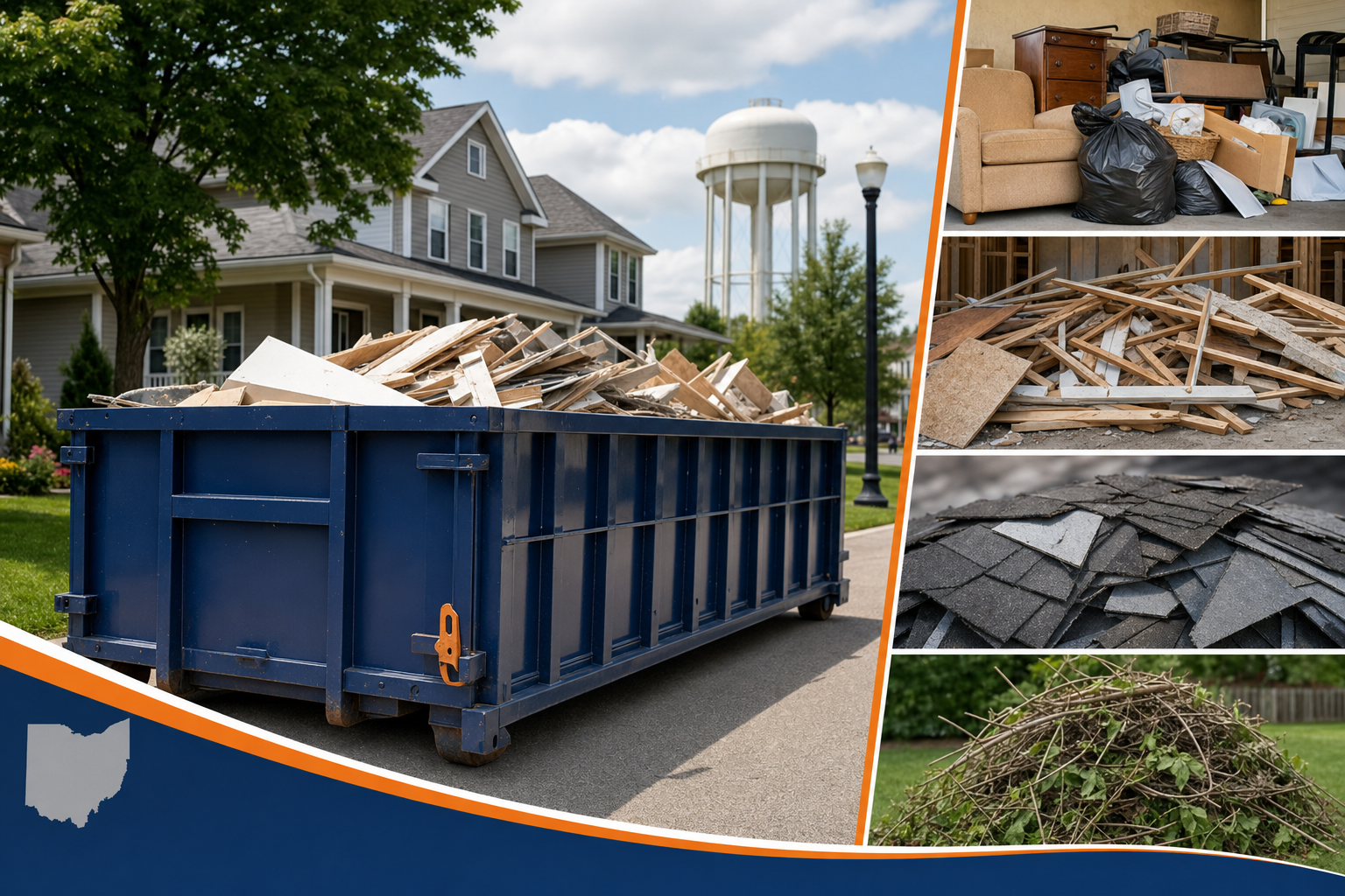 Dumpster Rental referral service support in Hilliard OH
