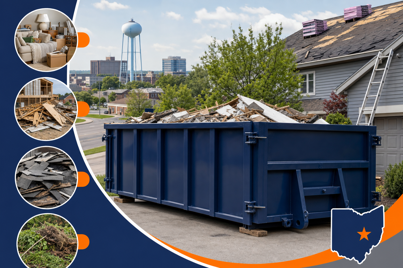 Dumpster Rental referral service support in Kettering OH