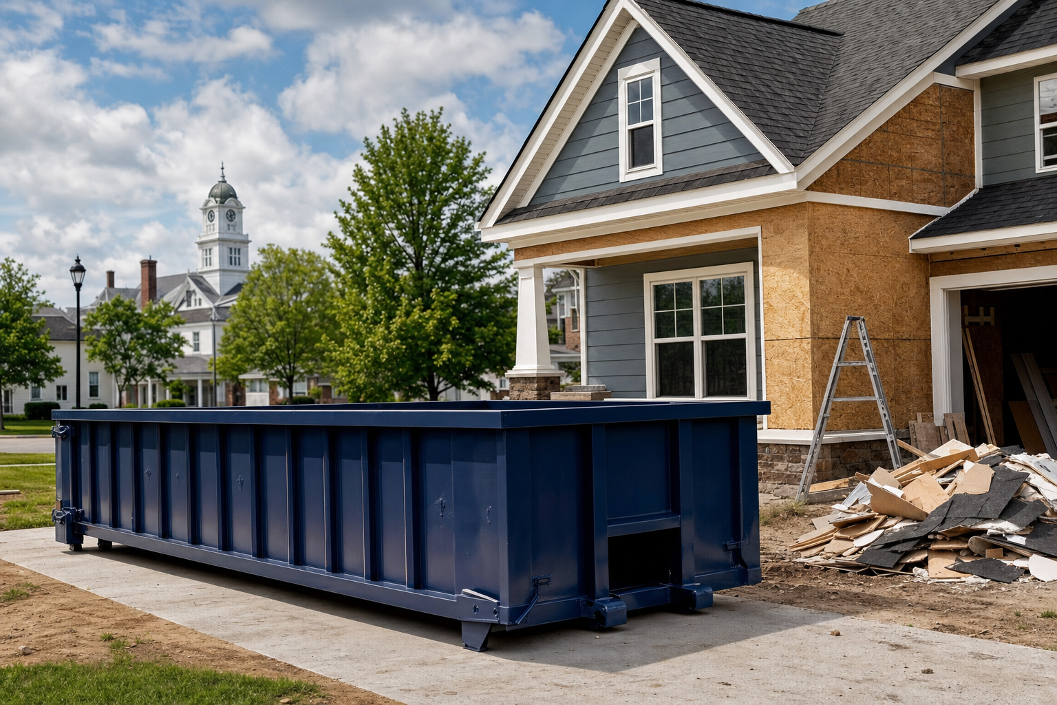 Local dumpster rental information and service options in Marysville OH