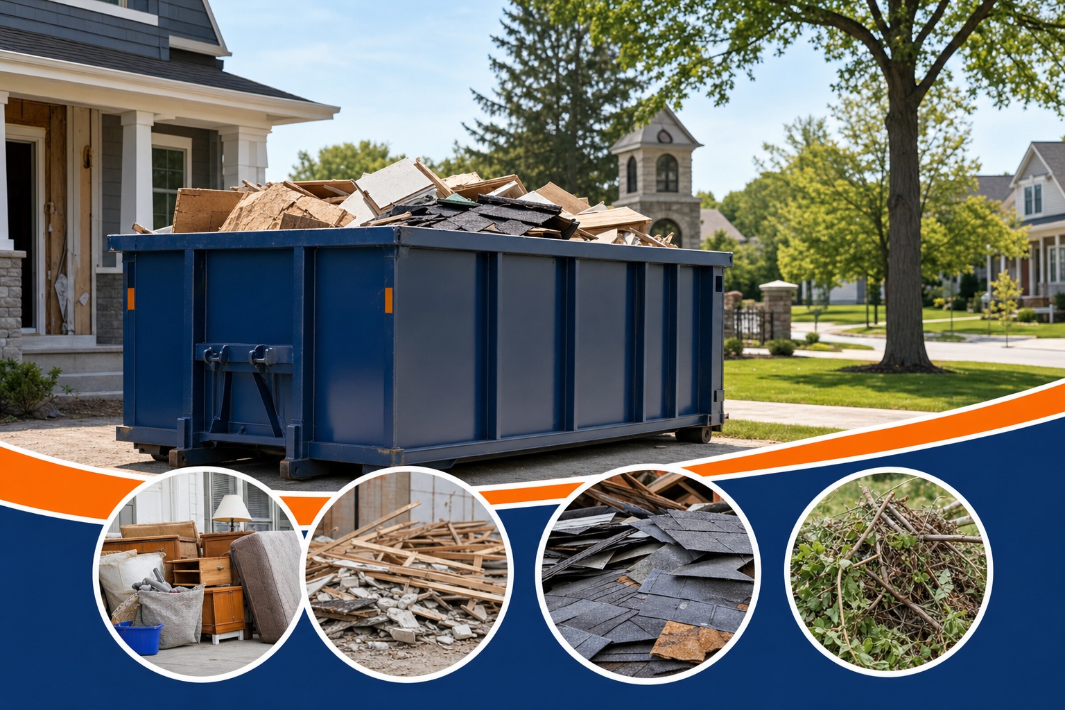 Dumpster Rental referral service support in Mason OH