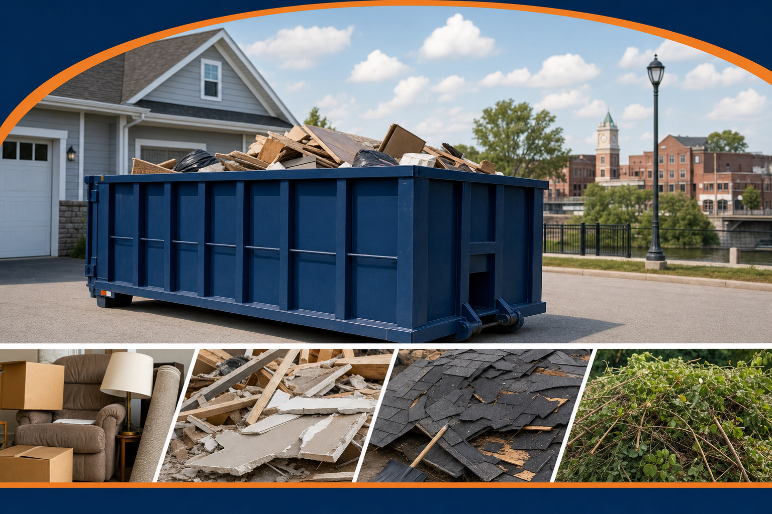 Dumpster Rental referral service support in Middletown OH