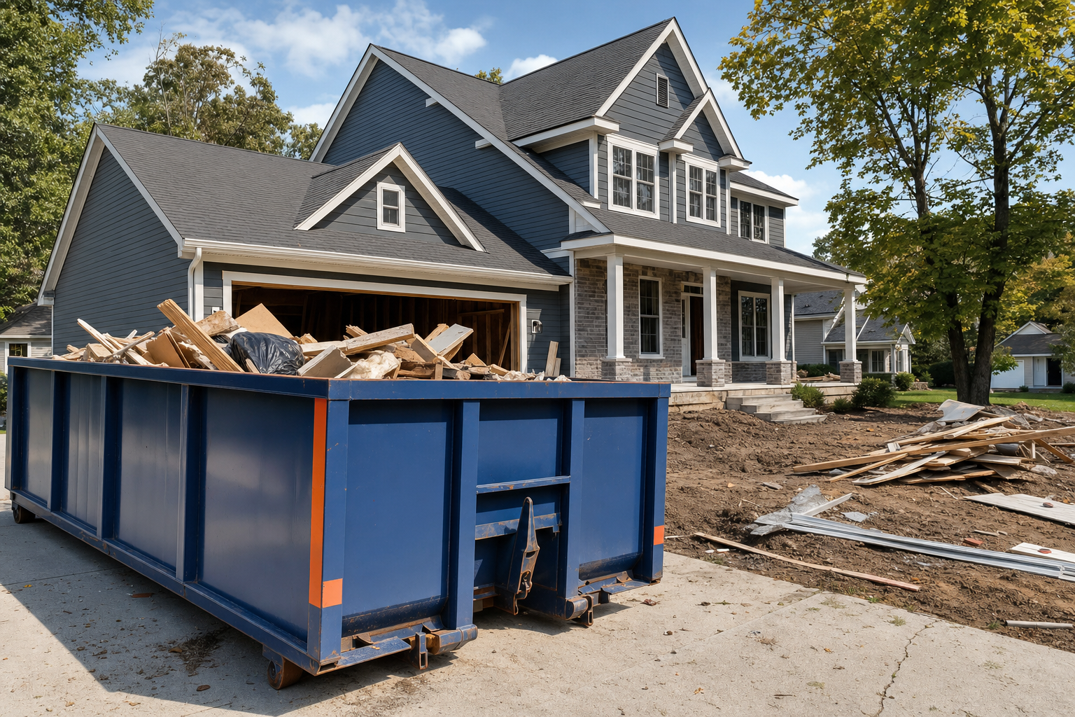 Local dumpster rental information and service options in North Ridgeville OH