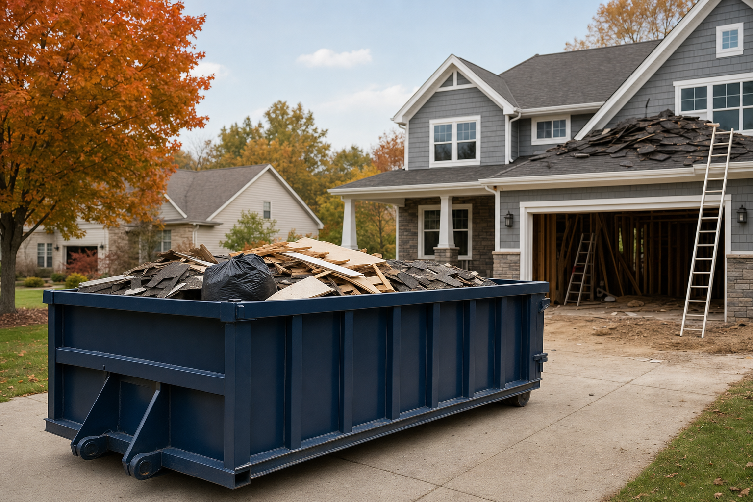 Local dumpster rental information and service options in Stow OH
