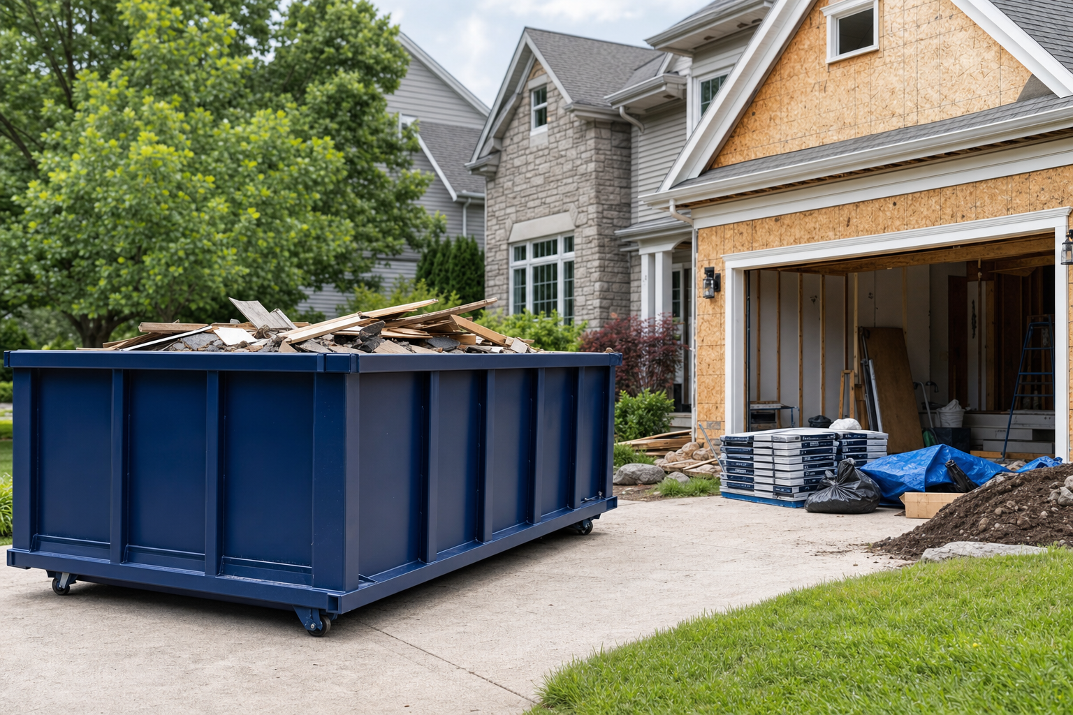 Local dumpster rental information and service options in Strongsville OH