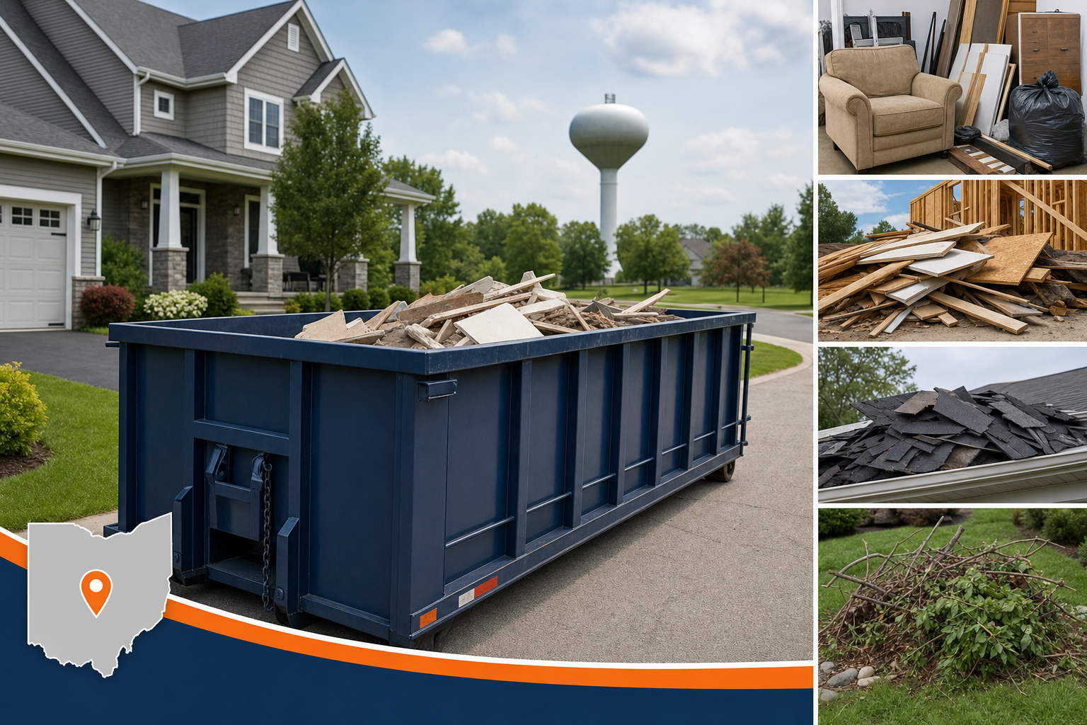 Dumpster Rental referral service support in Strongsville OH