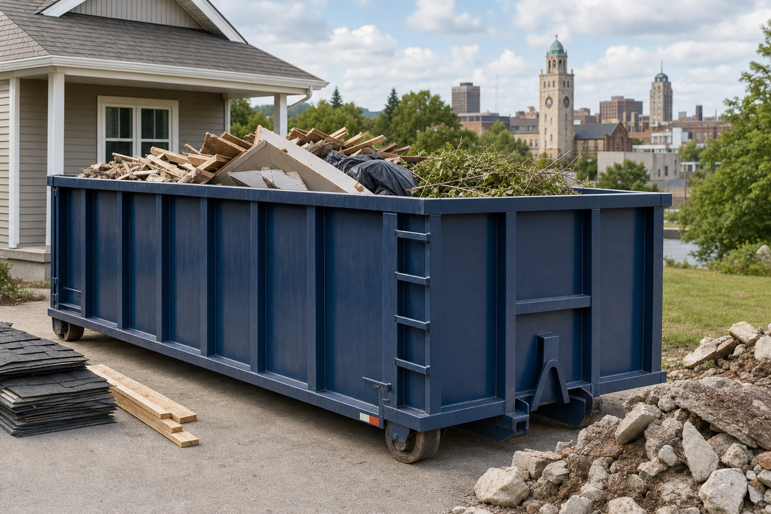 Dumpster Rental referral service support in Warren OH