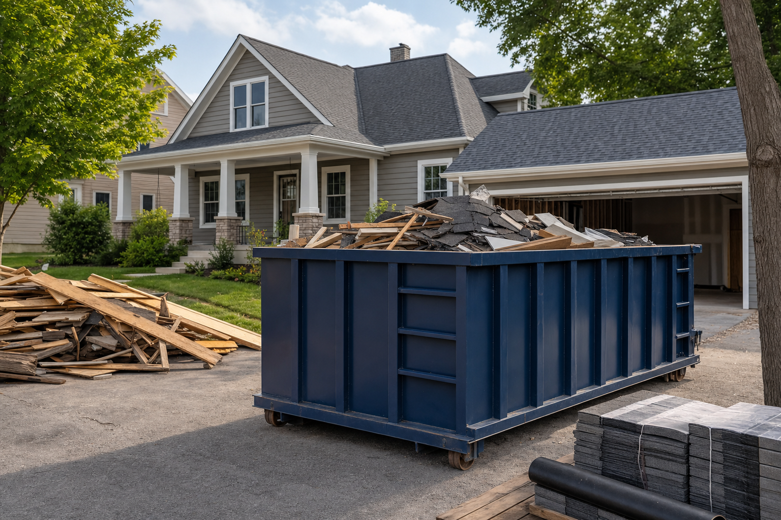 Local dumpster rental information and service options in Xenia OH