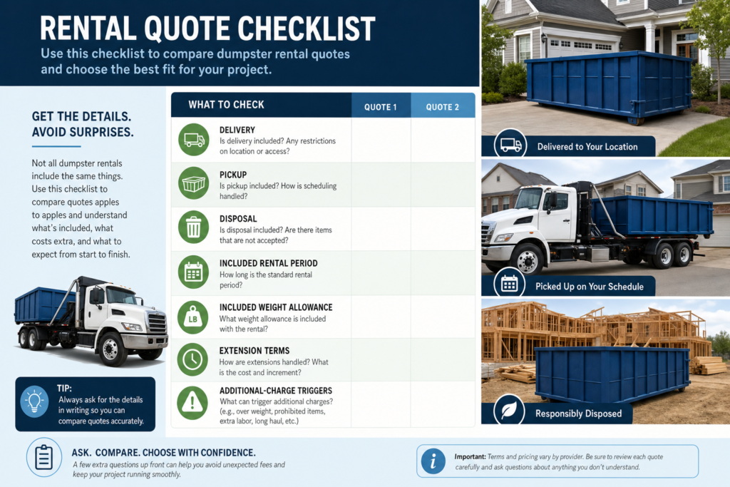 Dumpsterserviceco How Much Does Dumpster Rental Cost Compare