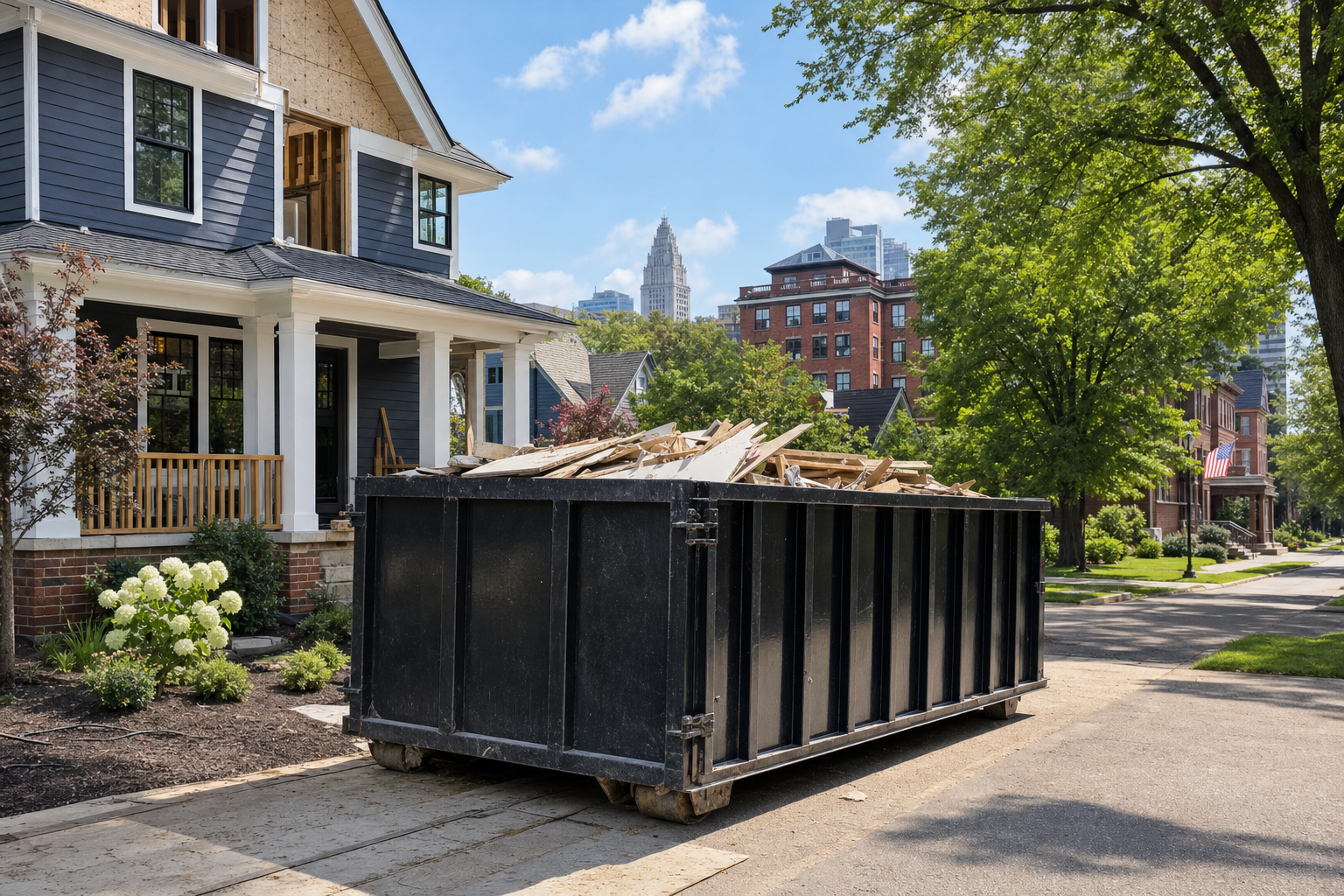Ohio Dumpster Service Areas image placeholder